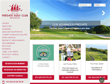 Tablet Screenshot of dolcefregate-golf-provence.com